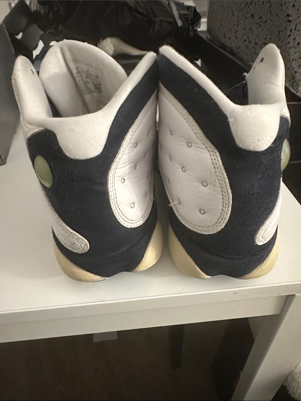 Jordan Men’s Sneakers - White / Navy / Light Blue - Picture 5 of 5